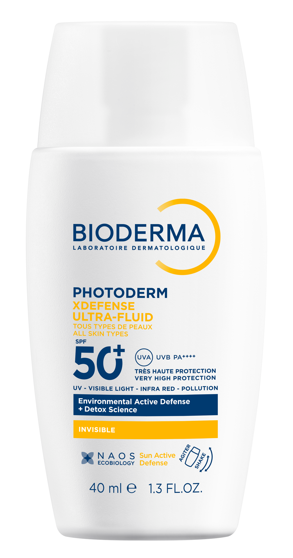 BIODERMA PHOTODERM XDEFENSE ULTRA FLUID SPF50+ INVISIBLE