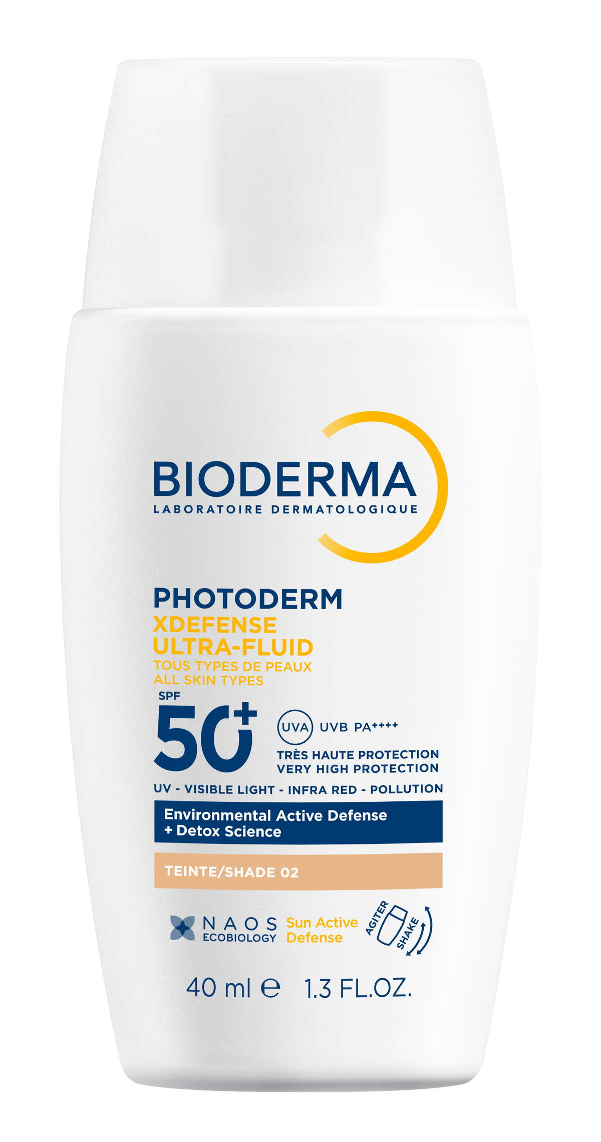 BIODERMA PHOTODERM XDEFENSE ULTRA FLUID SPF50+ SHADE 02
