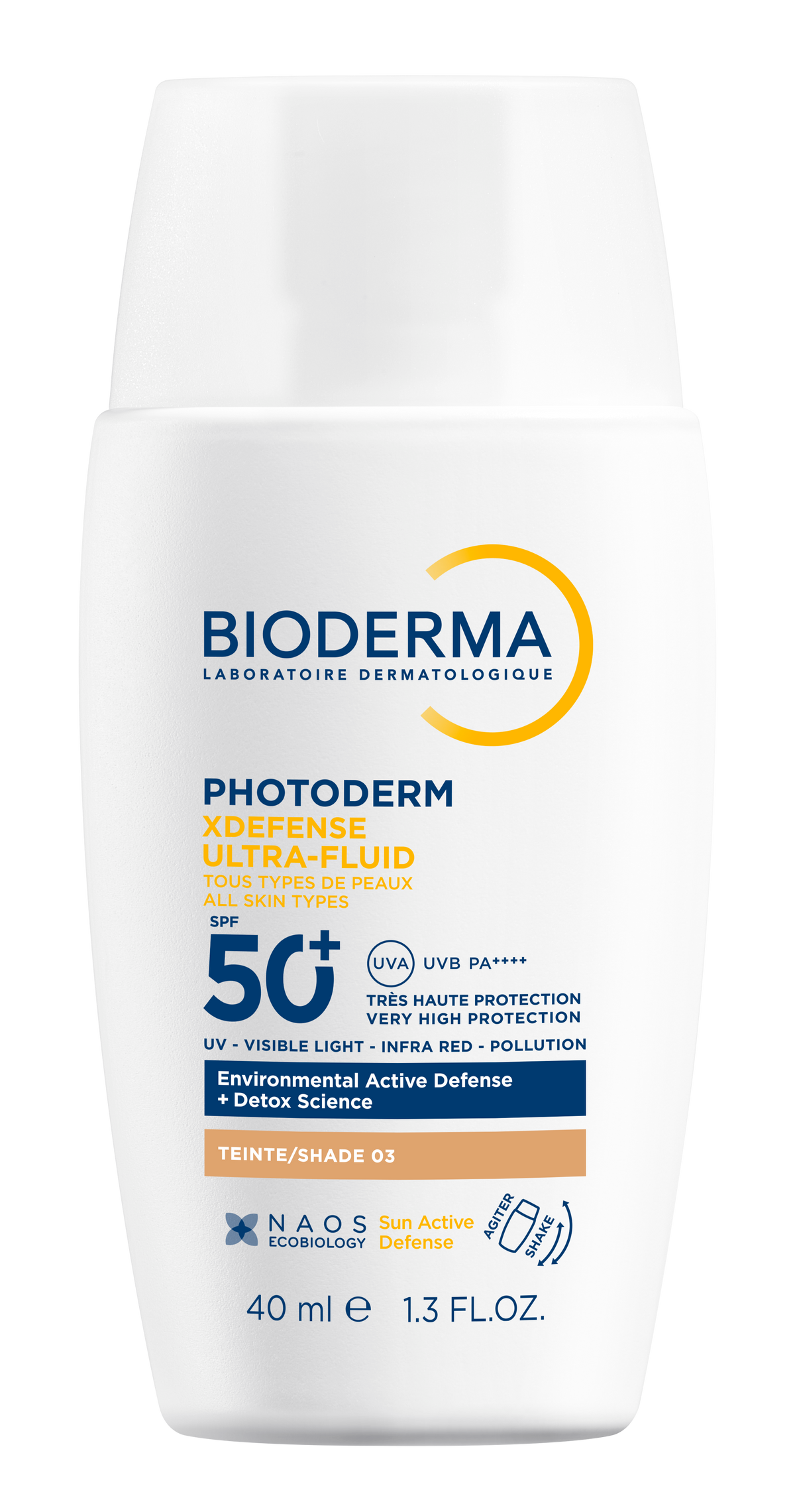 BIODERMA PHOTODERM XDEFENSE ULTRA FLUID SPF50+ SHADE 03