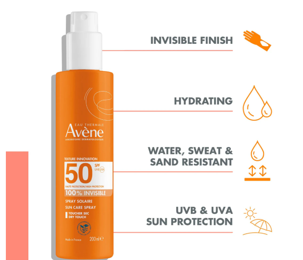 Avène Sunscreen Spray SPF 50+ - Avène