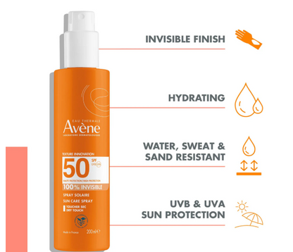 Avène Sunscreen Spray SPF 50+ - Avène