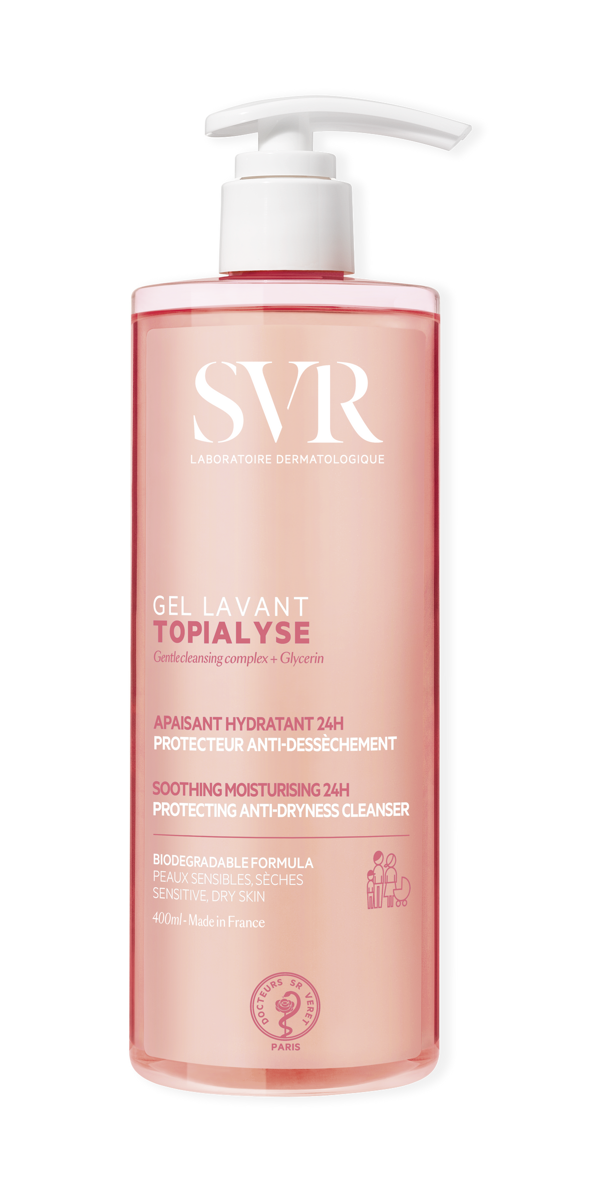 SVR TOPIALYSE GEL LAVANT 400ML