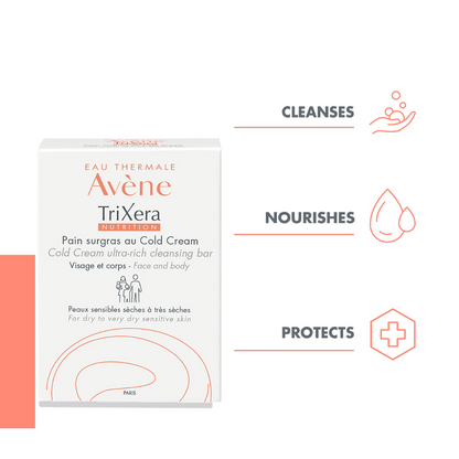 Avène Trixera Nutrition Cleansing Bar - Avène