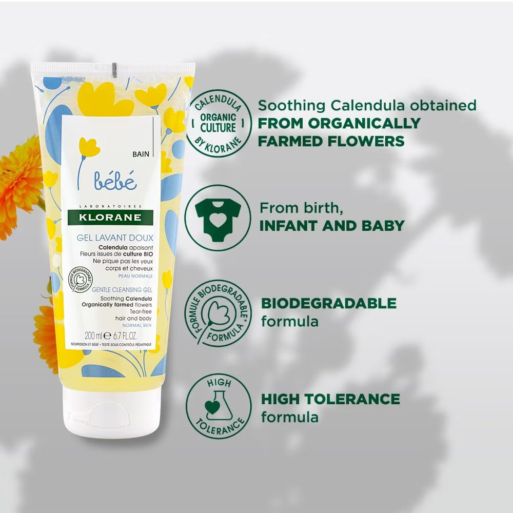Klorane Baby Gentle Foaming Gel - Klorane