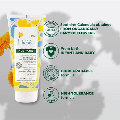 Klorane Baby Gentle Foaming Gel - Klorane