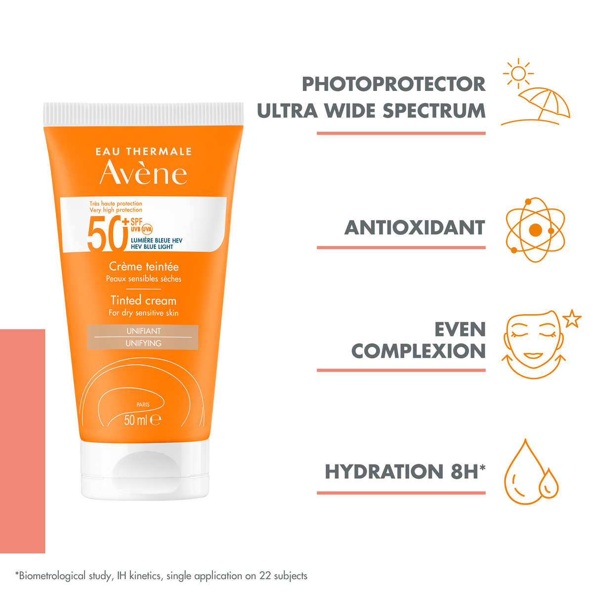 Avène Sunscreen Tinted Cream SPF 50+ - Avène