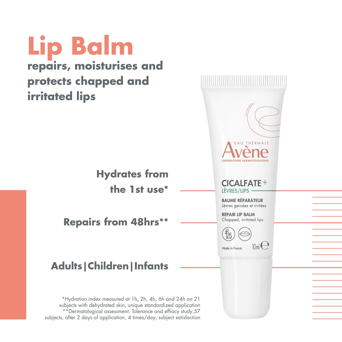 Avene Cicalfate Lips Repair Balm for dry chapped lips - Avène