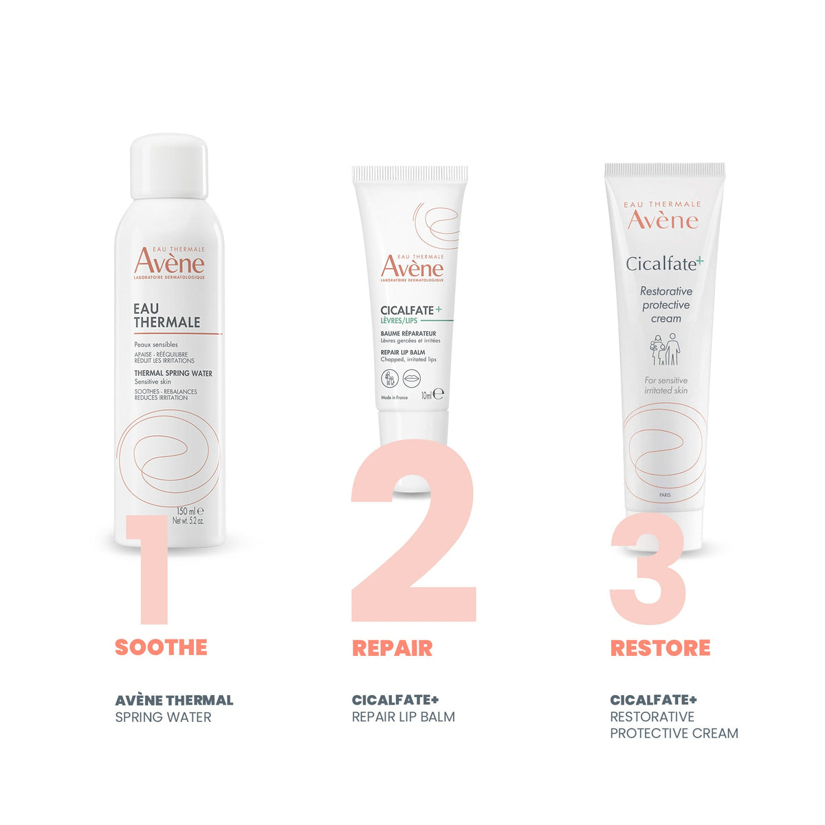 Avene Cicalfate Lips Repair Balm for dry chapped lips - Avène
