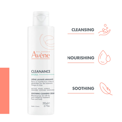 Avène Cleanance Hydra Soothing Cleansing Cream - Avène