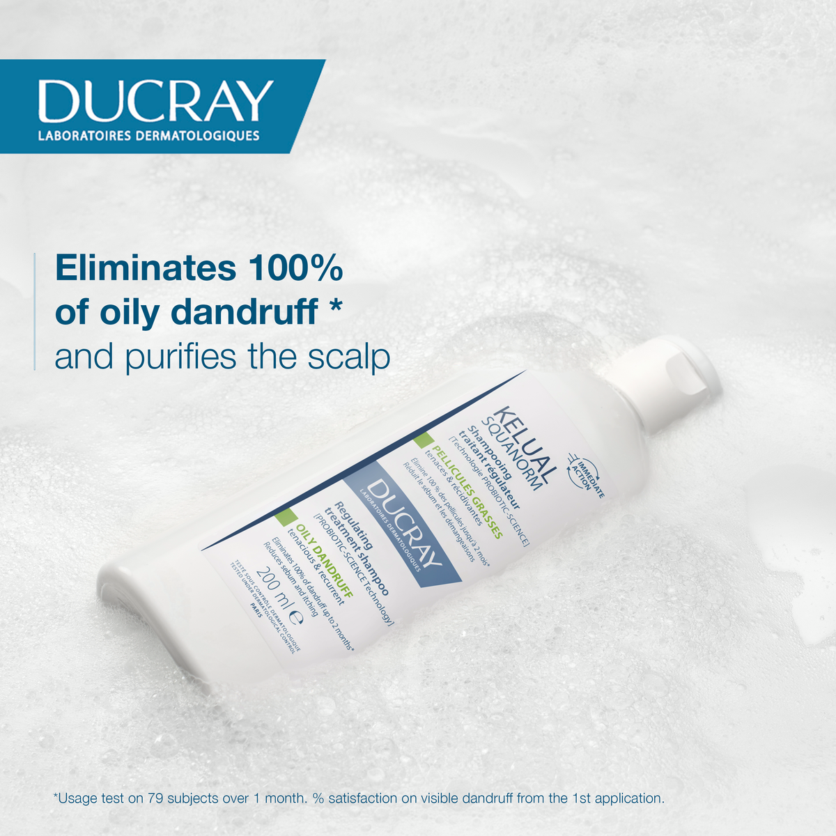 Ducray Kelual squanorm anti-dandruff treatment shampoo - Oily dandruff - Ducray