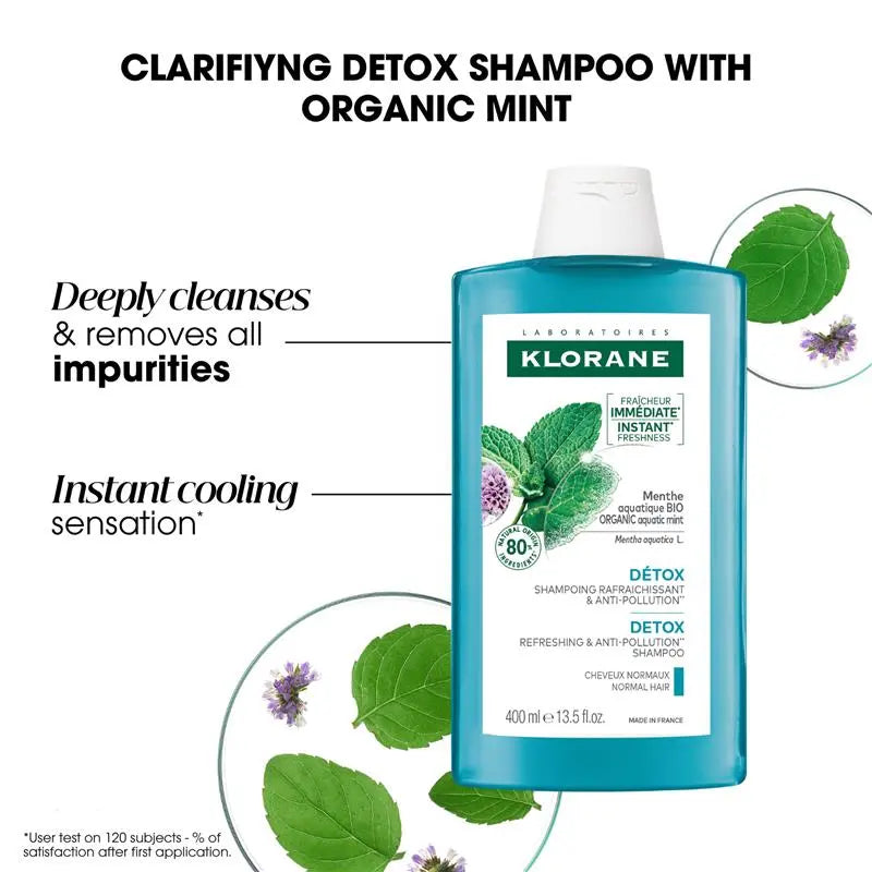 Klorane Organic Aquatic Mint Shampoo - Klorane
