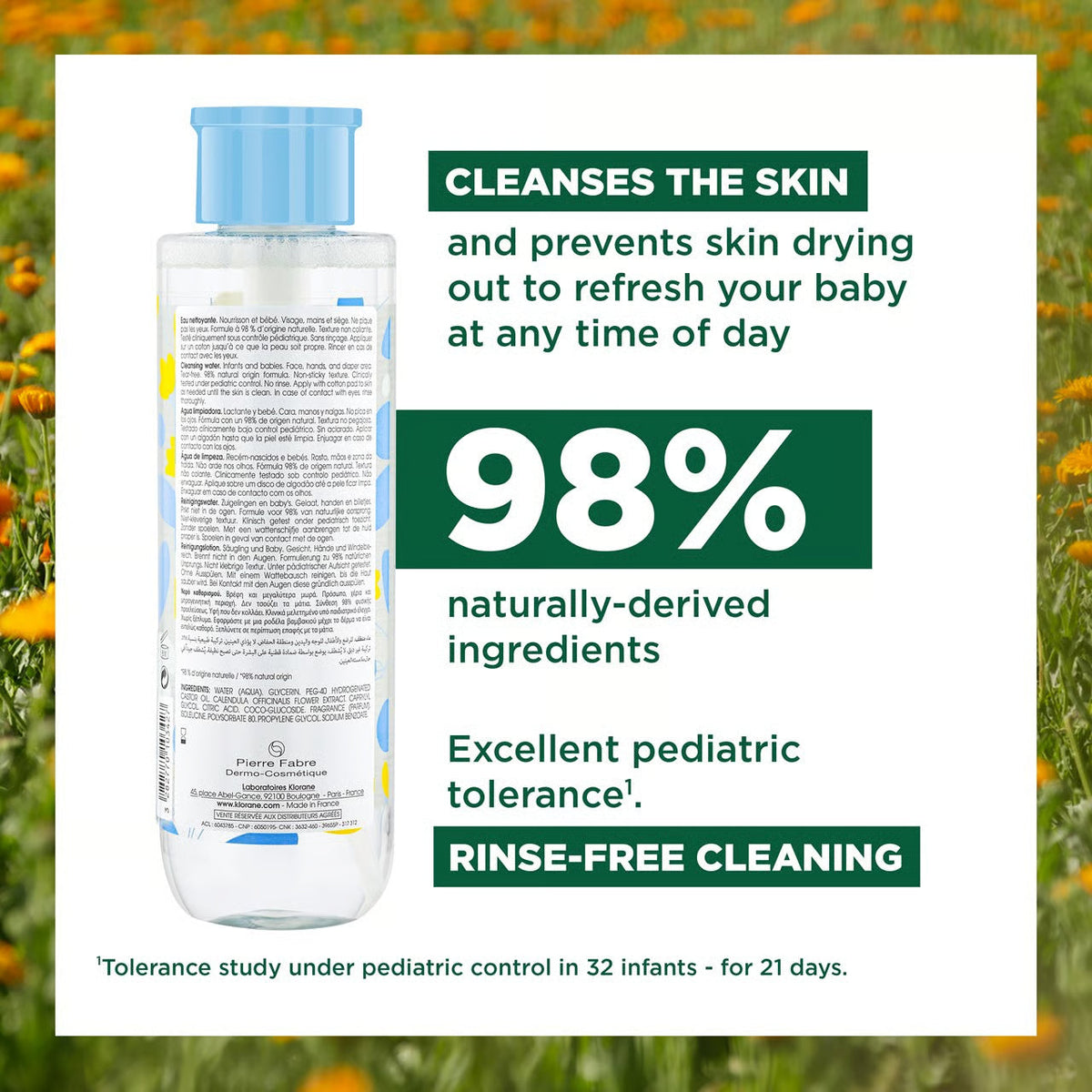 Klorane Baby Cleansing Water - Klorane