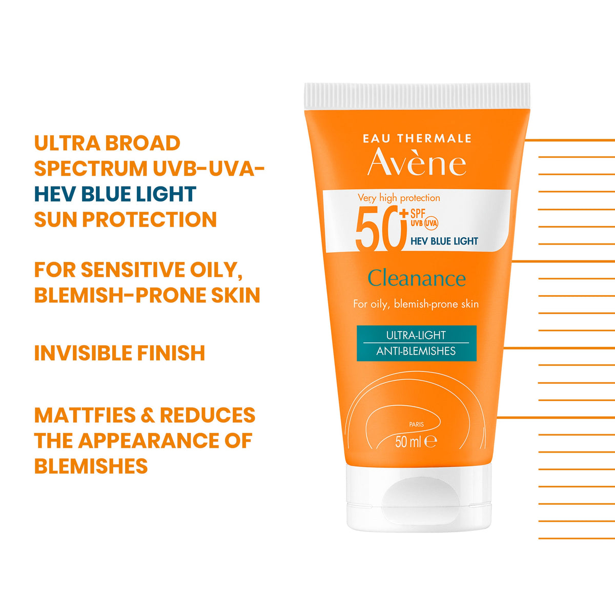 Avène Cleanance Sunscreen SPF 50+ - Avène
