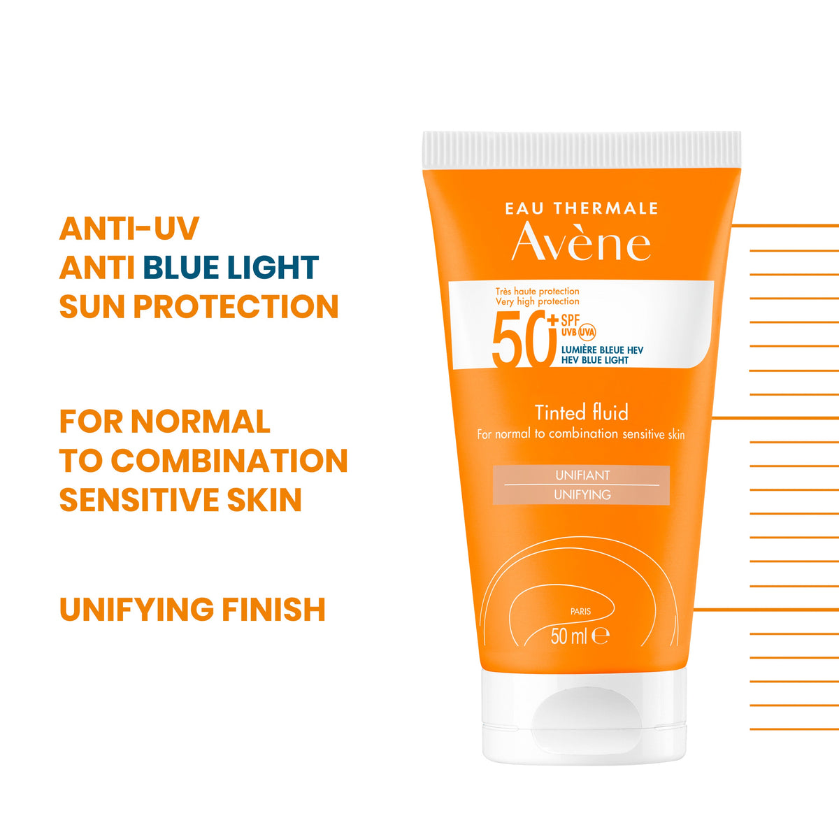 Avène Sunscreen Tinted Fluid SPF 50+ - Avène